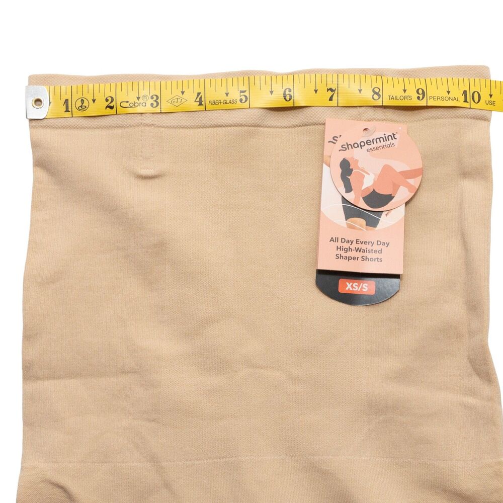 Shapermint XS S Essentials All Day Every Day High-Waisted Shaper Shorts Nude - Picture 7 of 8